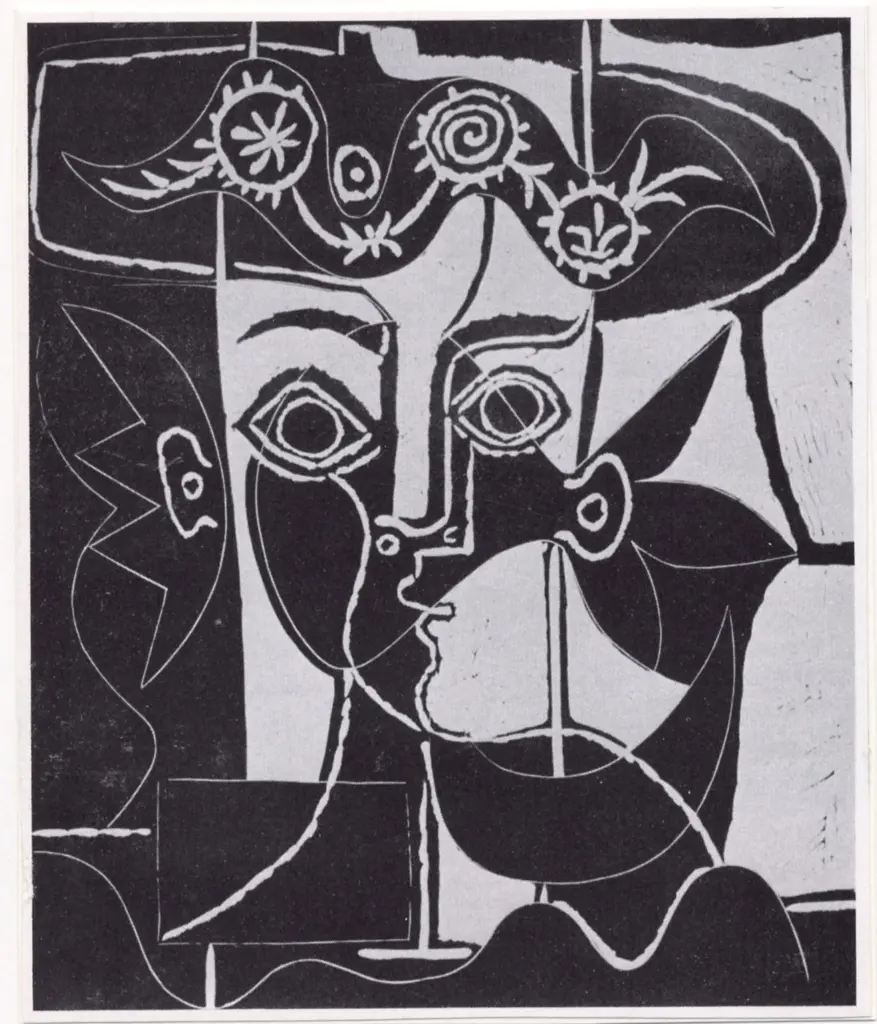 Anonimo , Picasso, Pablo - sec. XX - Ritratto , fronte