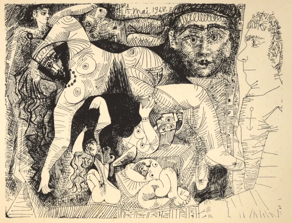 Anonimo , Picasso, Pablo - sec. XX - Composizione , fronte