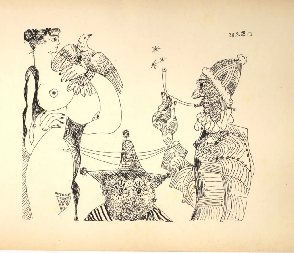 Anonimo , Picasso, Pablo - sec. XX - Il fumatore , fronte