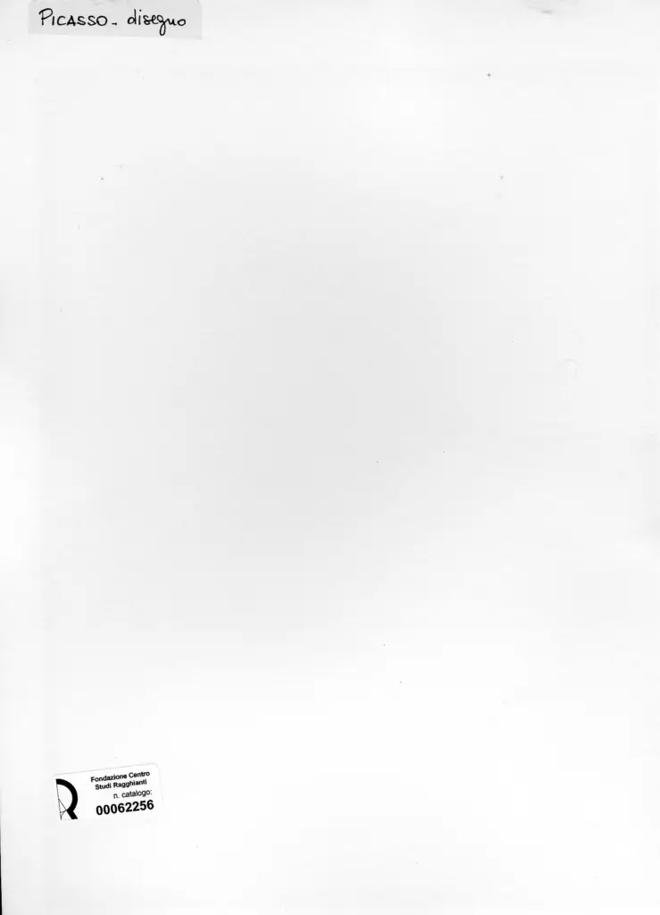 Anonimo , Picasso, Pablo - sec. XX - Gruppo di persone , retro