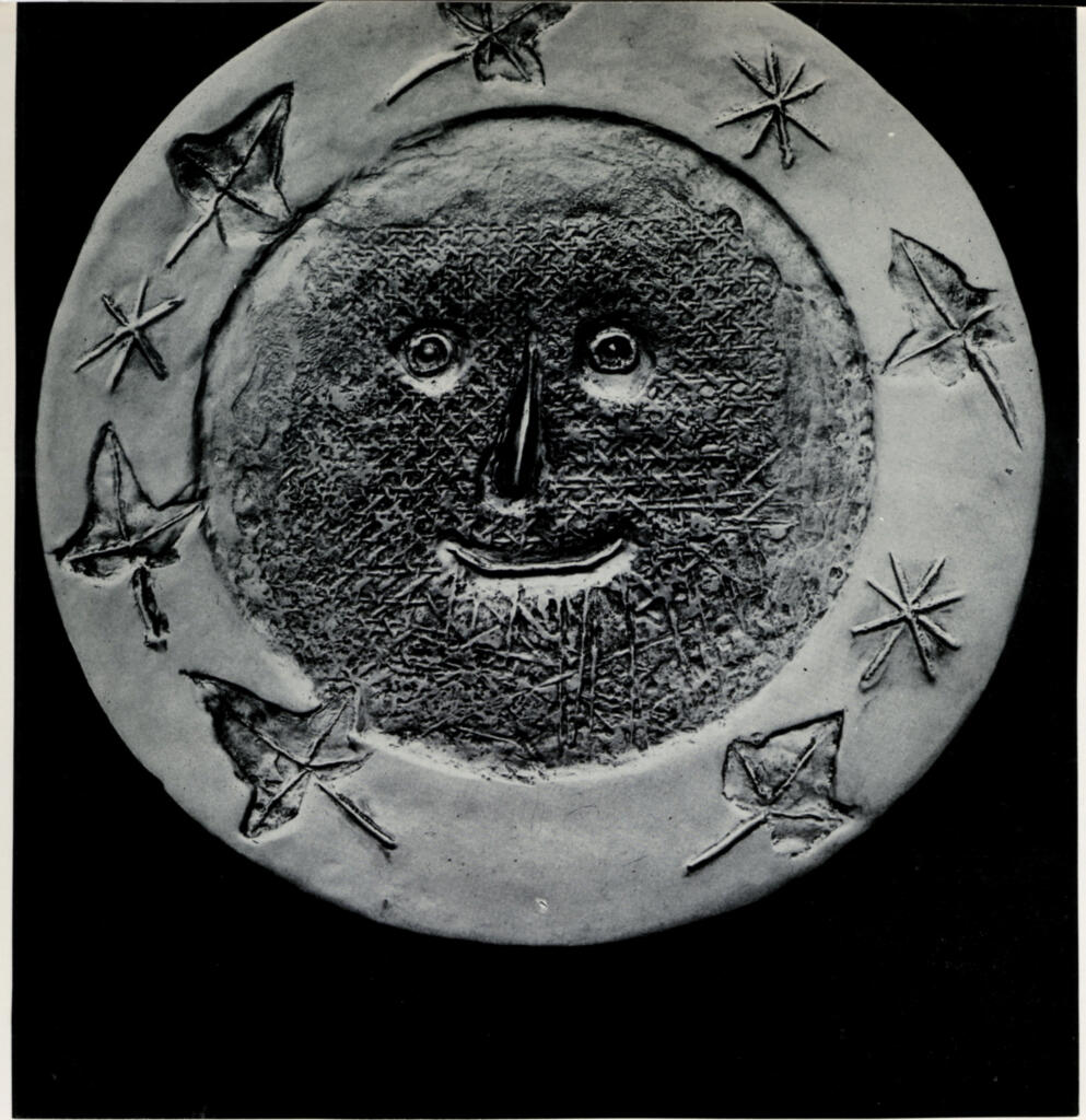 Anonimo , Picasso, Pablo - sec. XX - Visage aux Feuilles , fronte