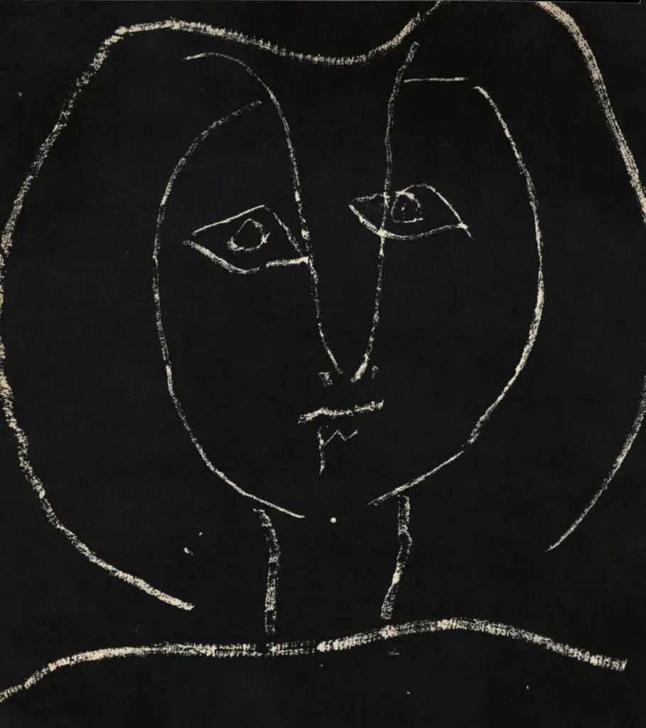 Anonimo , Picasso, Pablo - sec. XX - Madchenkopf , fronte