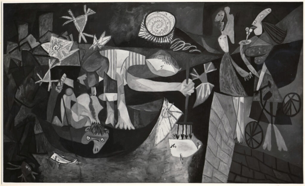 Anonimo , Picasso, Pablo - sec. XX - Pesca notturna ad Antibes , fronte