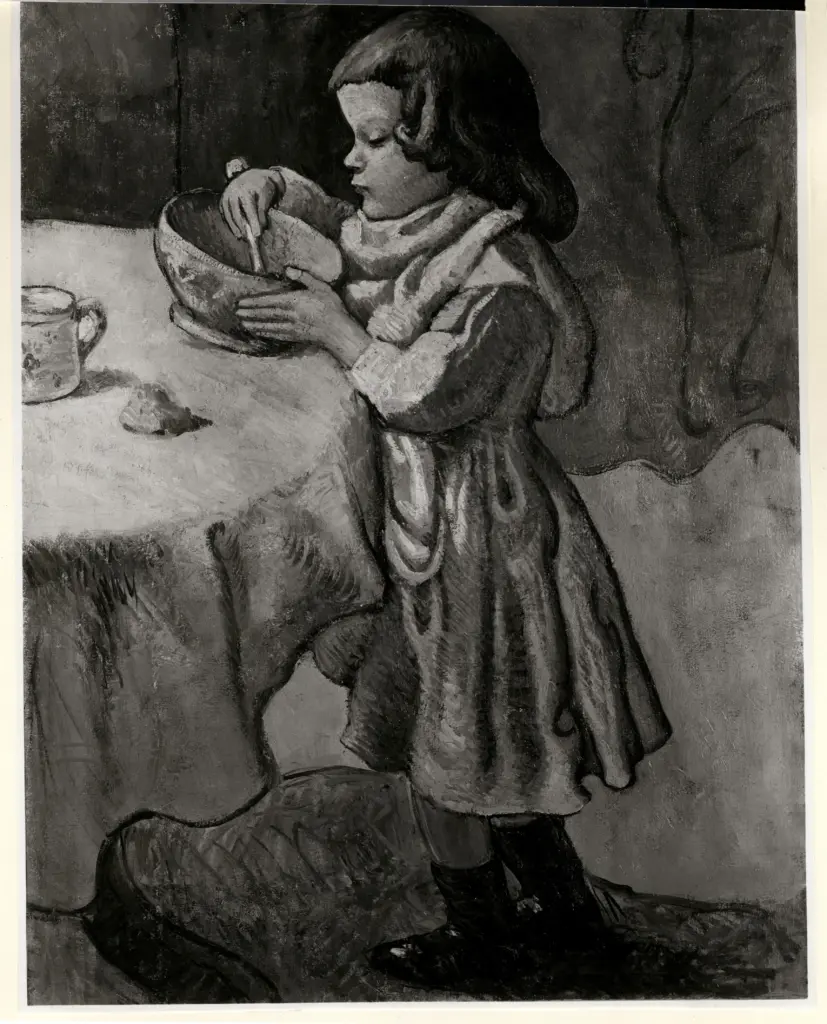 Anonimo , Picasso, Pablo - sec. XX - Le gourmet , fronte