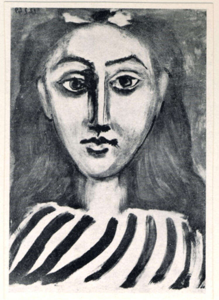 Anonimo , Picasso, Pablo - sec. XX - Ritratto di donna , fronte