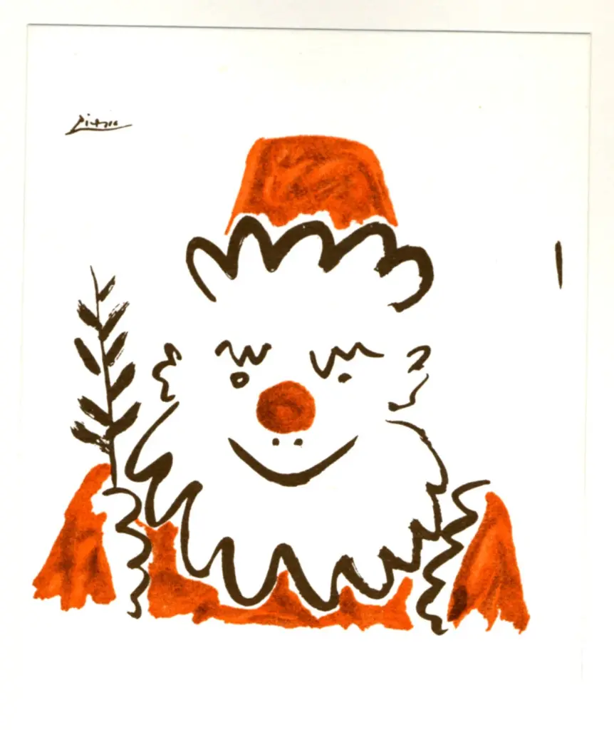 Anonimo , Picasso, Pablo - sec. XX - Père Noel , fronte