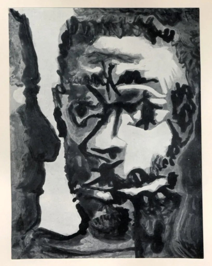 Anonimo , Picasso, Pablo - sec. XX - Due teste , fronte