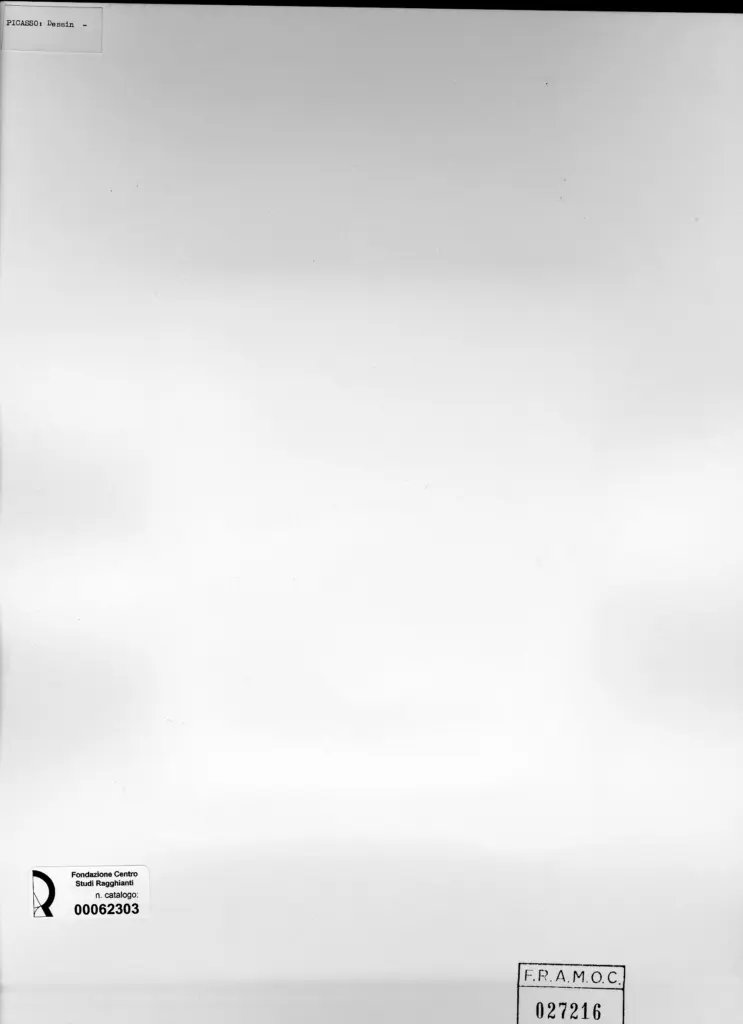 Anonimo , Picasso, Pablo - sec. XX - Cavaliere , retro