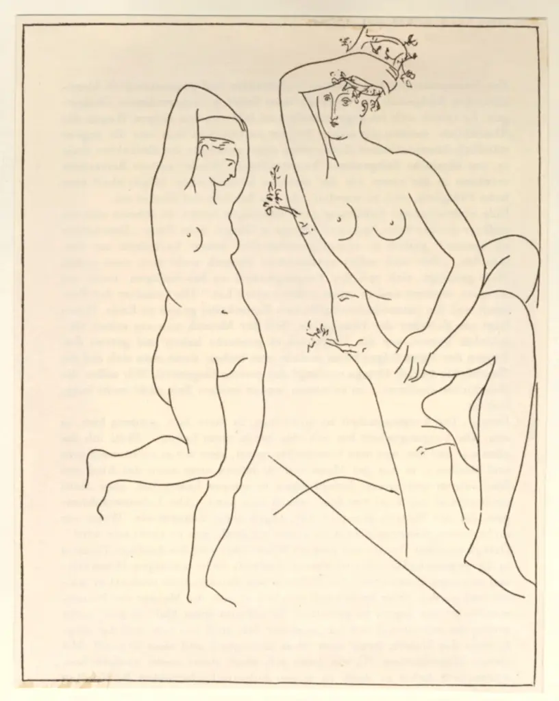 Anonimo , Picasso, Pablo - sec. XX - Le due donne , fronte