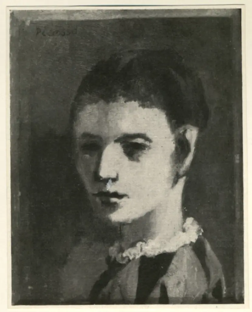 Anonimo , Picasso, Pablo - sec. XX - Jungenkopf , fronte