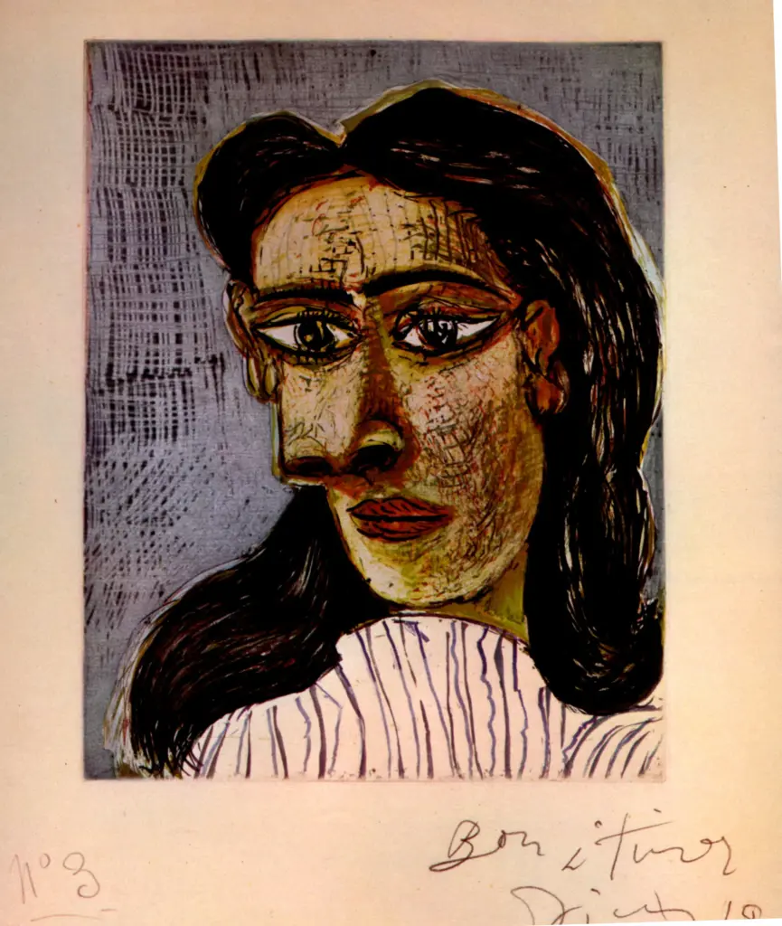 Anonimo , Picasso, Pablo - sec. XX - Tete de Femme III , fronte