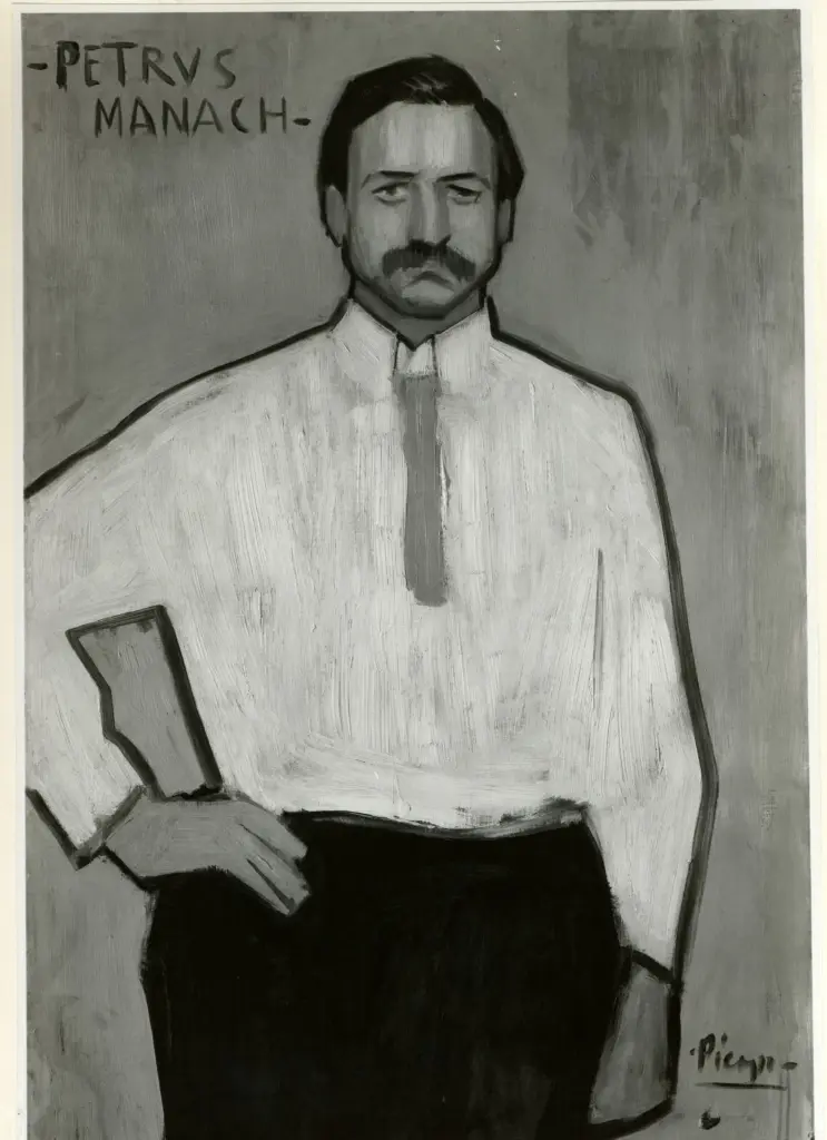 Anonimo , Picasso, Pablo - sec. XX - Pedro Manach , fronte