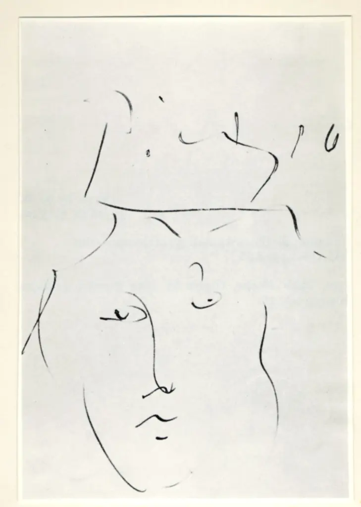 Anonimo , Picasso, Pablo - sec. XX - Visage de Tristesse , fronte