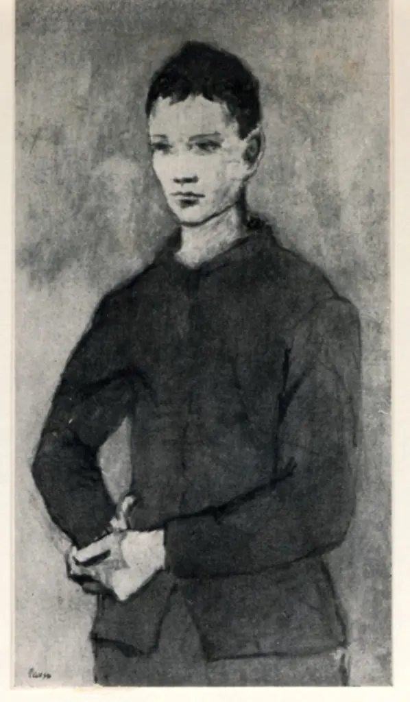 Anonimo , Picasso, Pablo - sec. XX - Il ragazzo , fronte