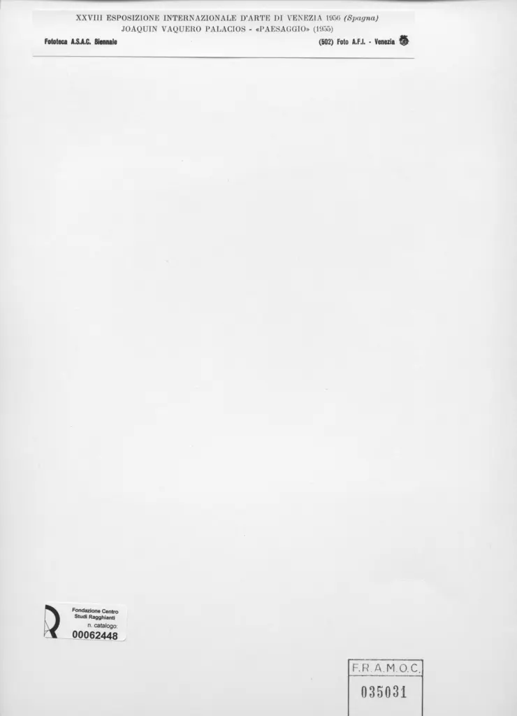 A.F.I. Agenzia Fotografica Industriale , Vaquero Palacios, Joaquin - sec. XX - Paesaggio , retro