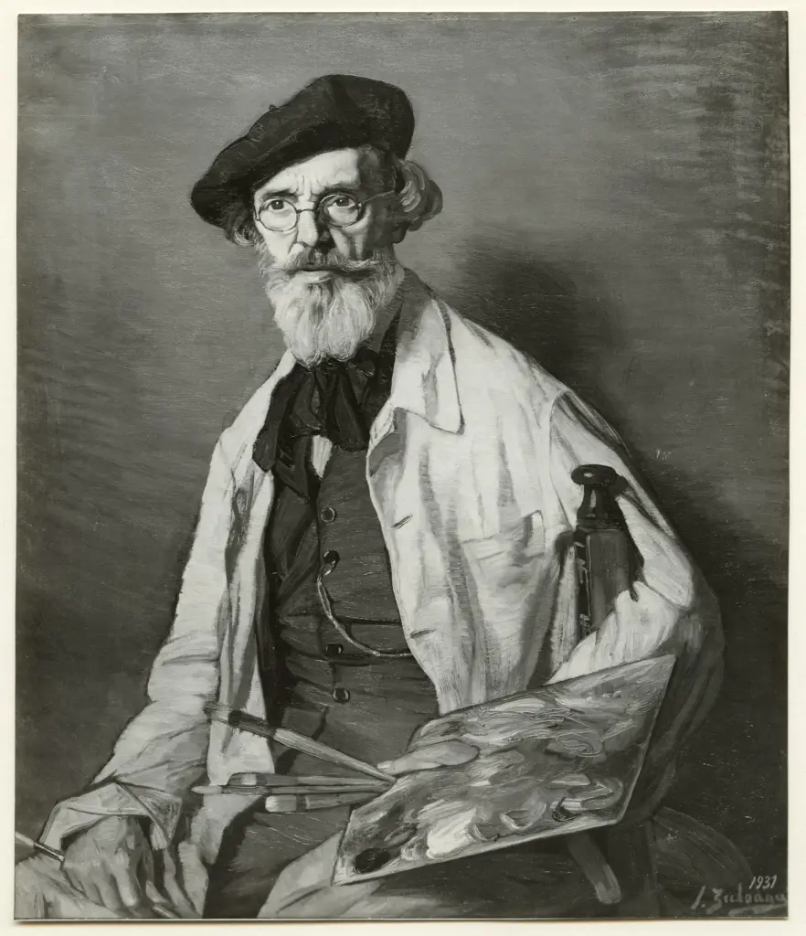 Fotografia Ferruzzi , Zuloaga, Ignacio - sec. XX - Il pittore Uranga , fronte