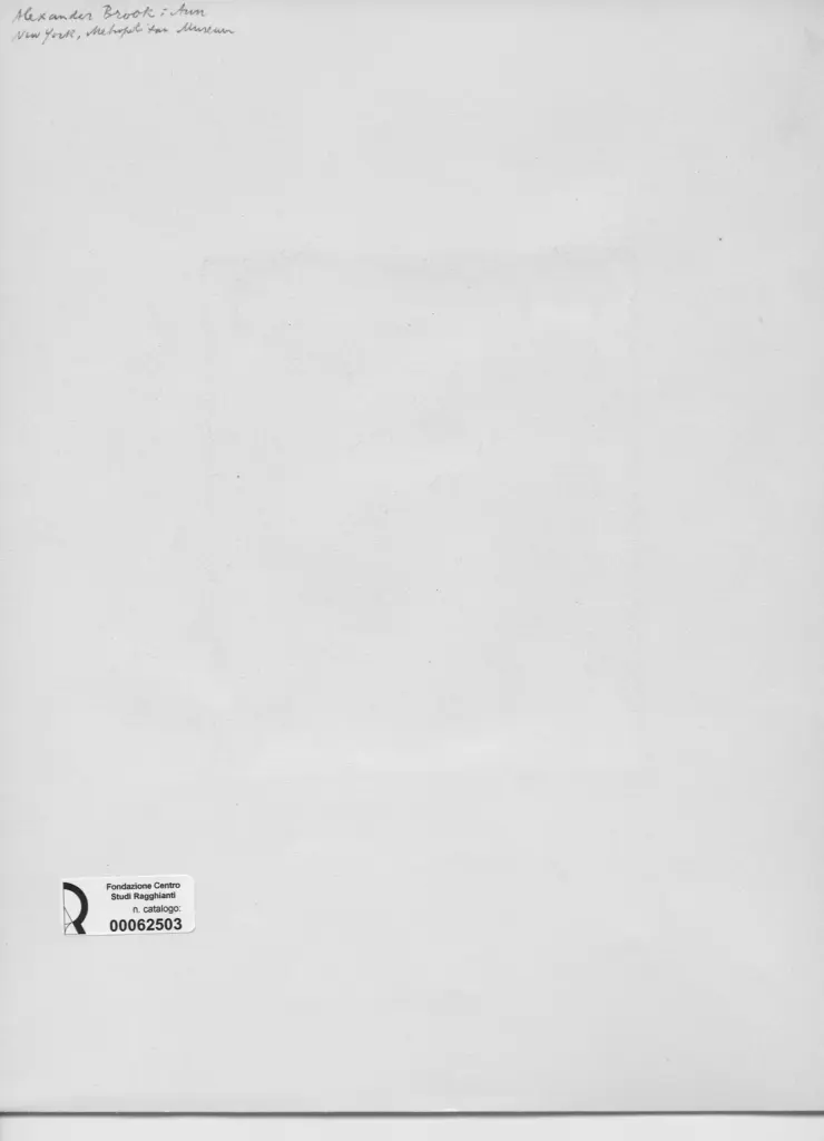 Anonimo , Brook, Alexander - sec. XIX - Aun , retro