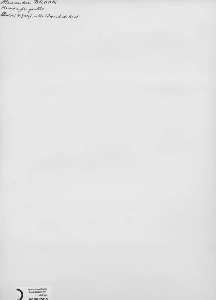 Anonimo , Brook, Alexander - sec. XIX - Il ventaglio giallo , retro