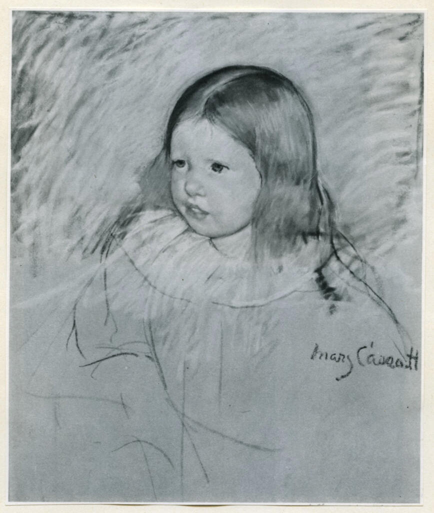 Anonimo , Cassatt, Mary - sec. XIV - Ritratto , fronte