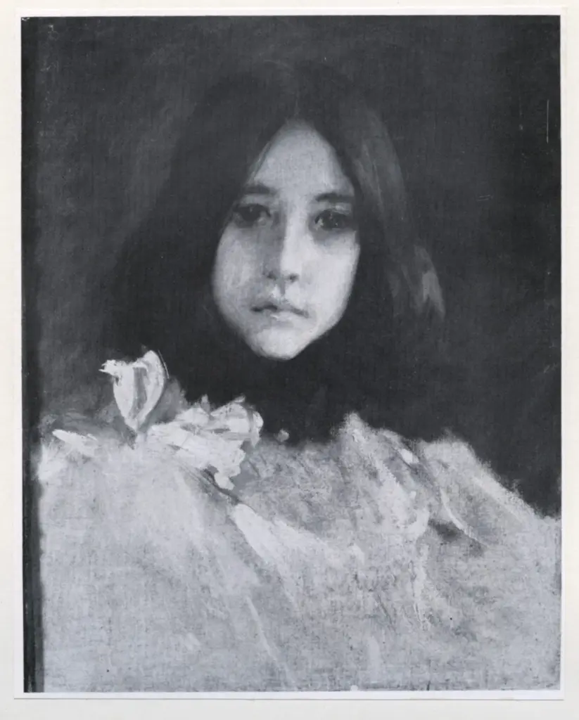 Anonimo , Chase, William Merritt - sec. XIX - The Artist's Daughter , fronte