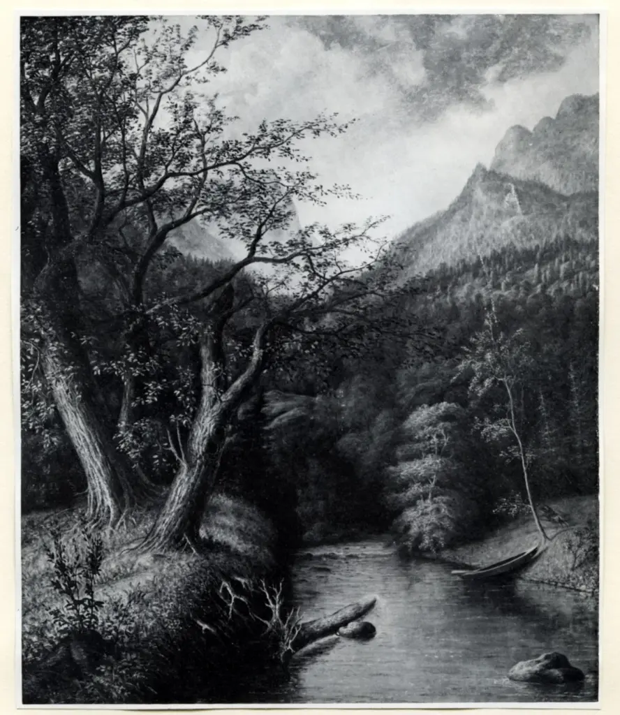 Anonimo , Cole, Thomas - sec. XIX - A Mountainous Landscape , fronte