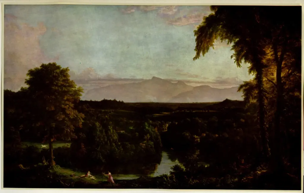 Anonimo , Cole, Thomas - sec. XIX - Nei Catskills , fronte