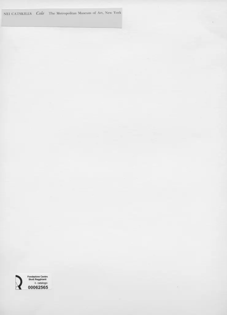 Anonimo , Cole, Thomas - sec. XIX - Nei Catskills , retro