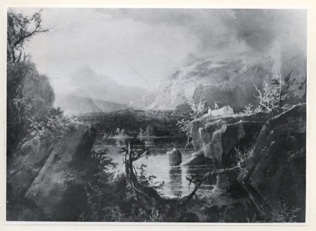 Anonimo , Cole, Thomas - sec. XIX - Romantic Landscape , fronte