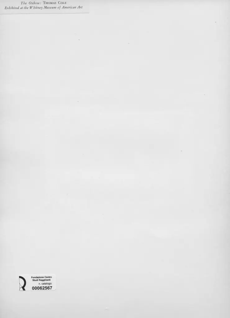 Anonimo , Cole, Thomas - sec. XIX - The Oxbow , retro