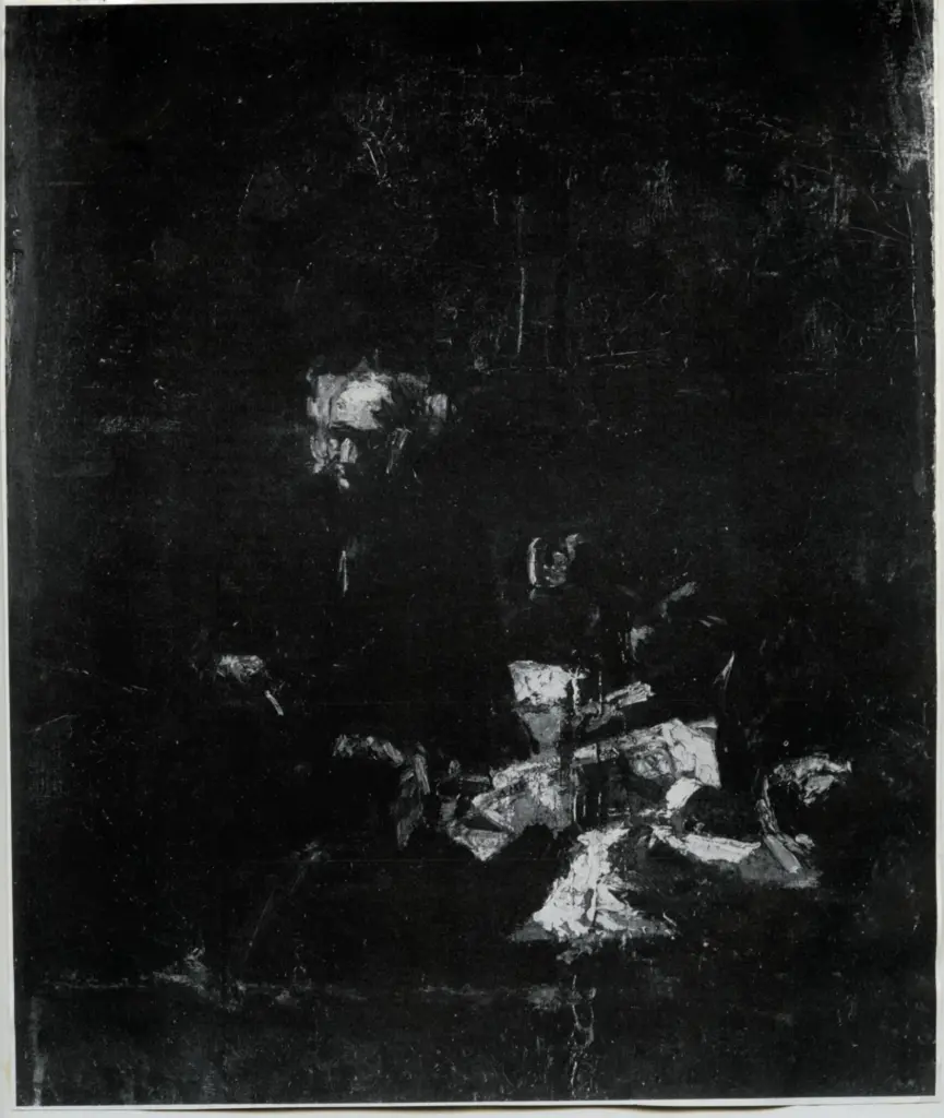 Anonimo , Eakins, Thomas - sec. XIX - Sketch for "The Gross Clinic" , fronte