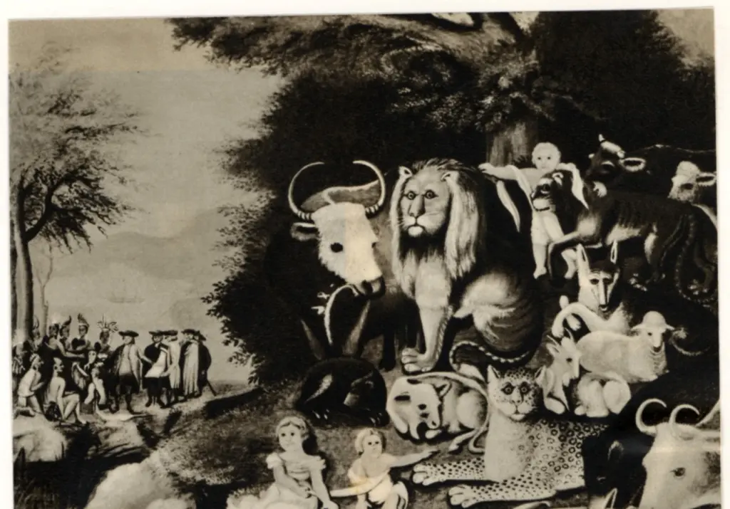 Hicks, Edward , Die fiedvollen konigreiche