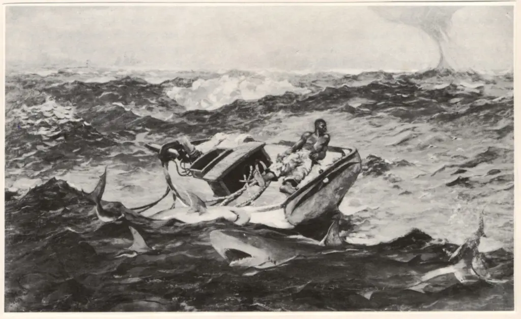 Anonimo , Homer, Winslow - sec. XIX - Corrente del Golfo , fronte