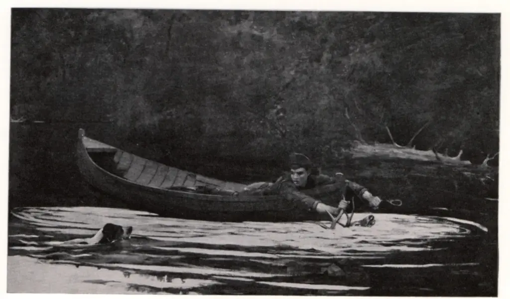 Anonimo , Homer, Winslow - sec. XIX - Hound and Hunter , fronte