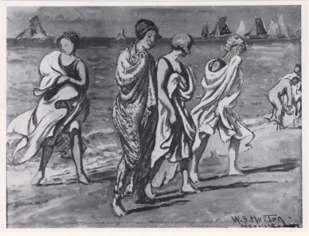 Horton, William , Bagnanti che escono dal mare -