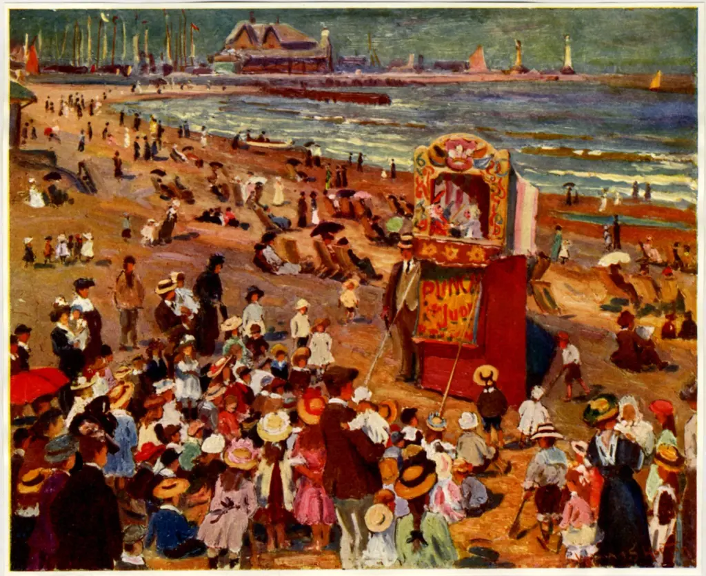 Horton, William , Guignol sur la Plage -