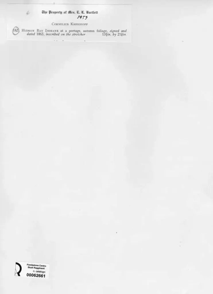 Anonimo , Krieghoff, Cornelius - sec. XIX - Hudson Bay Indians , retro