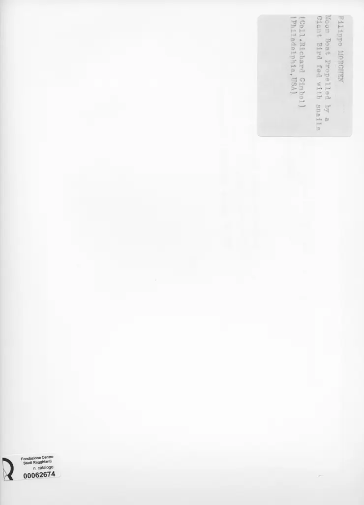 Anonimo , Morghen, Filippo - sec. XIX - Moon Boat Propelled by a Giant Bird fed with snails , retro