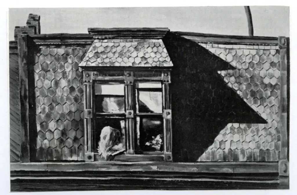 Taylor, Charles , Finestre di un attico -