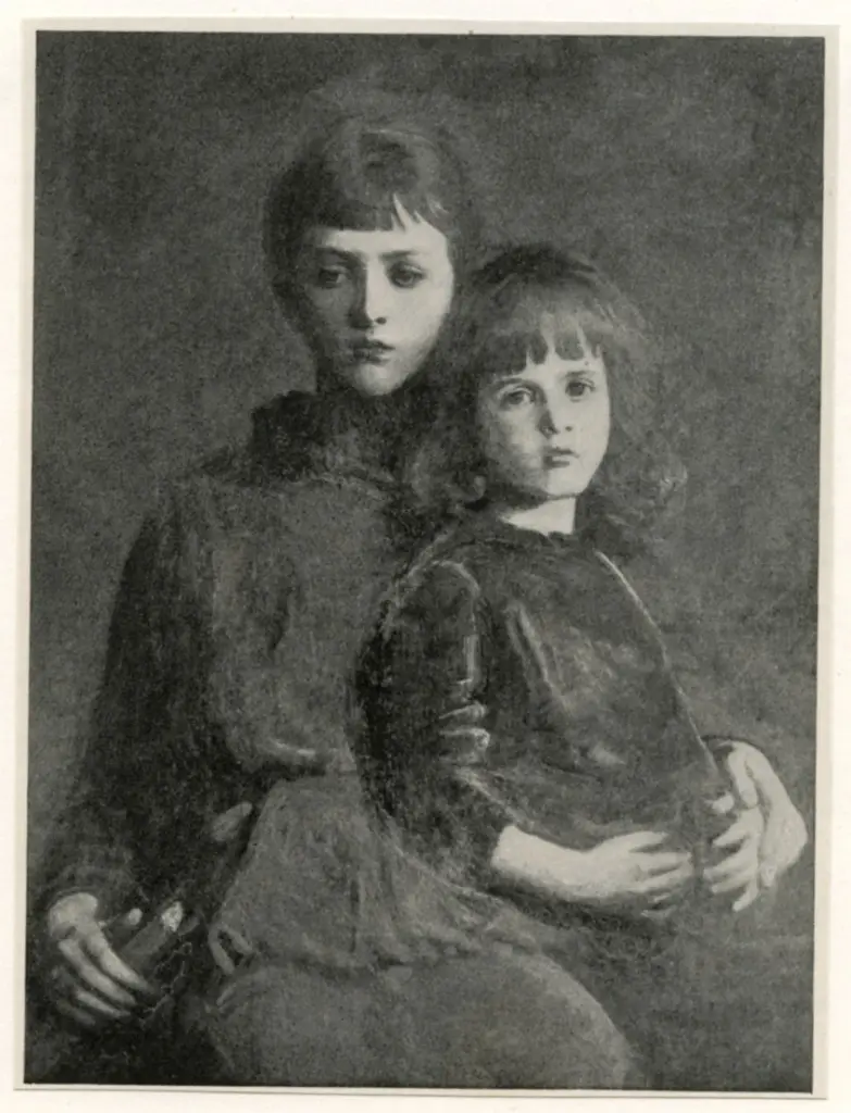 Anonimo , Thayer, Abbott Henderson - sec. XIX - Brother and sister , fronte