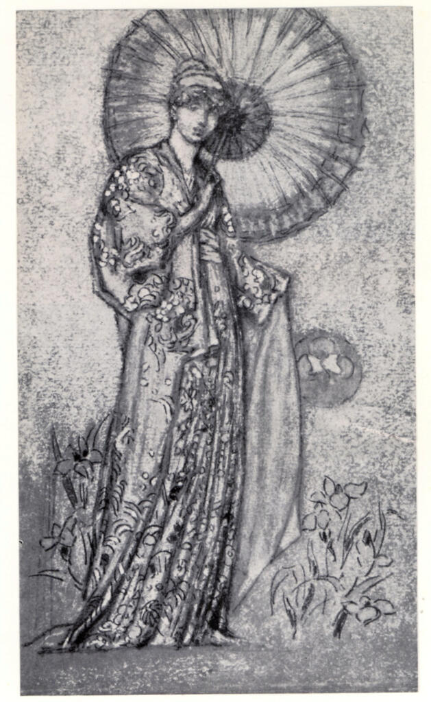 Anonimo , NcNeil Whistler, James Abbott - sec. XIX - Disegno per un mosaico , fronte
