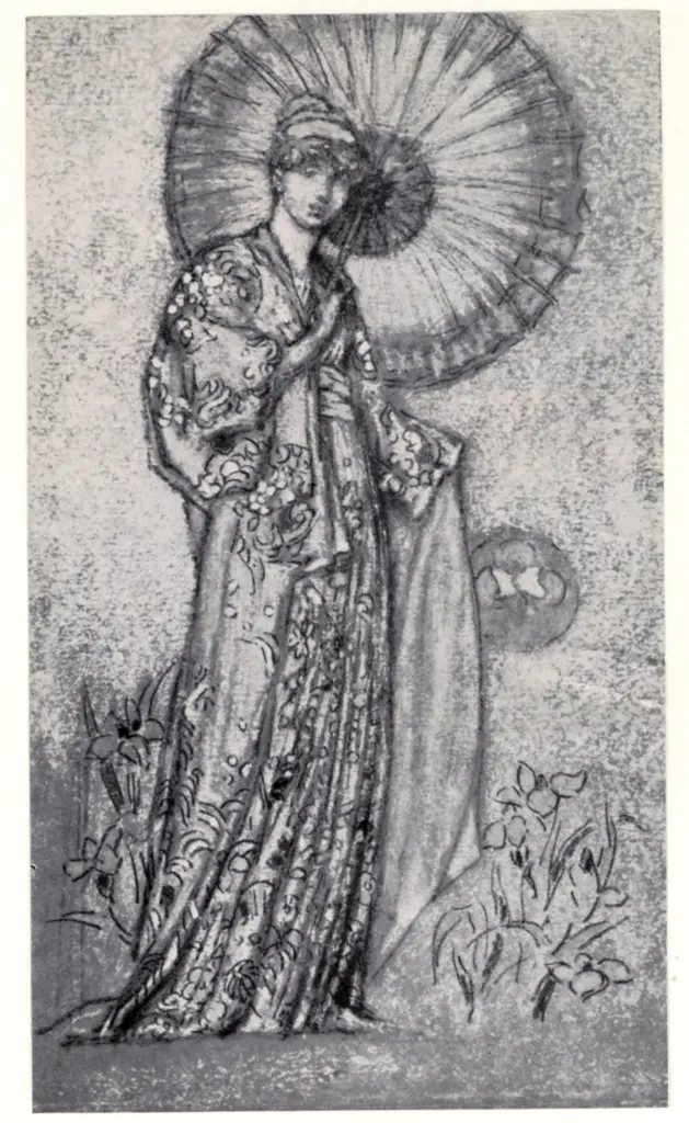 Anonimo , NcNeil Whistler, James Abbott - sec. XIX - Disegno per un mosaico