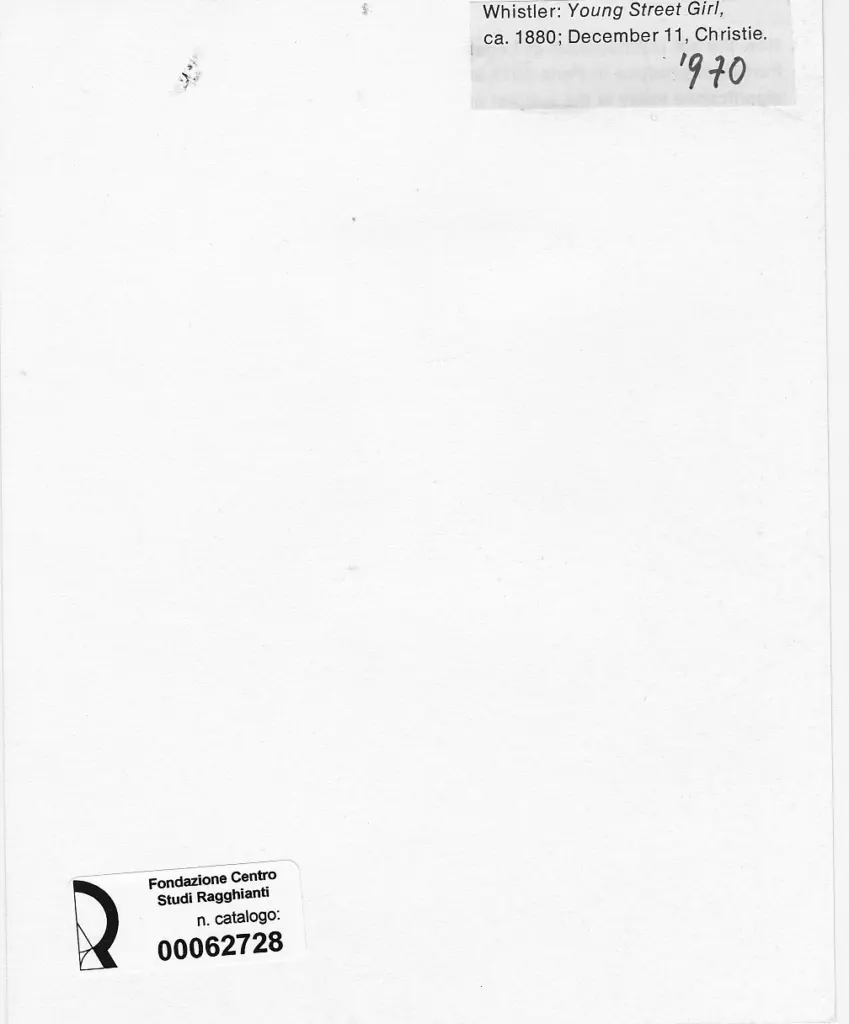 Anonimo , NcNeil Whistler, James Abbott - sec. XIX - Young Street Girl , retro
