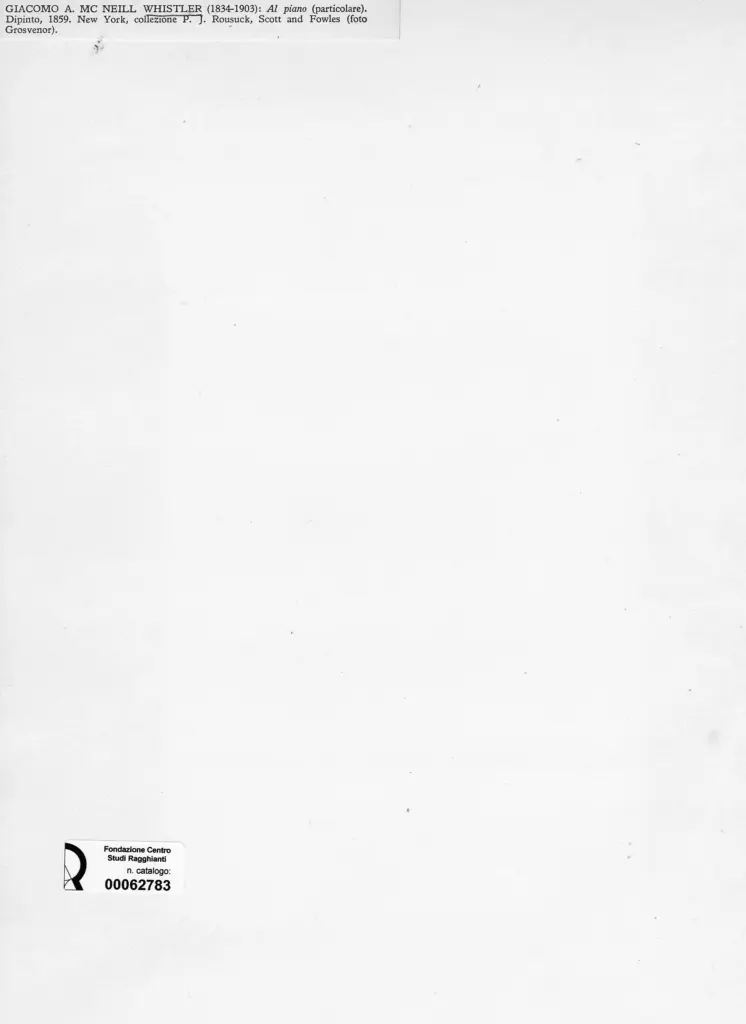 Grosvenor Photocraft , NcNeil Whistler, James Abbott - sec. XIX - Al piano , retro