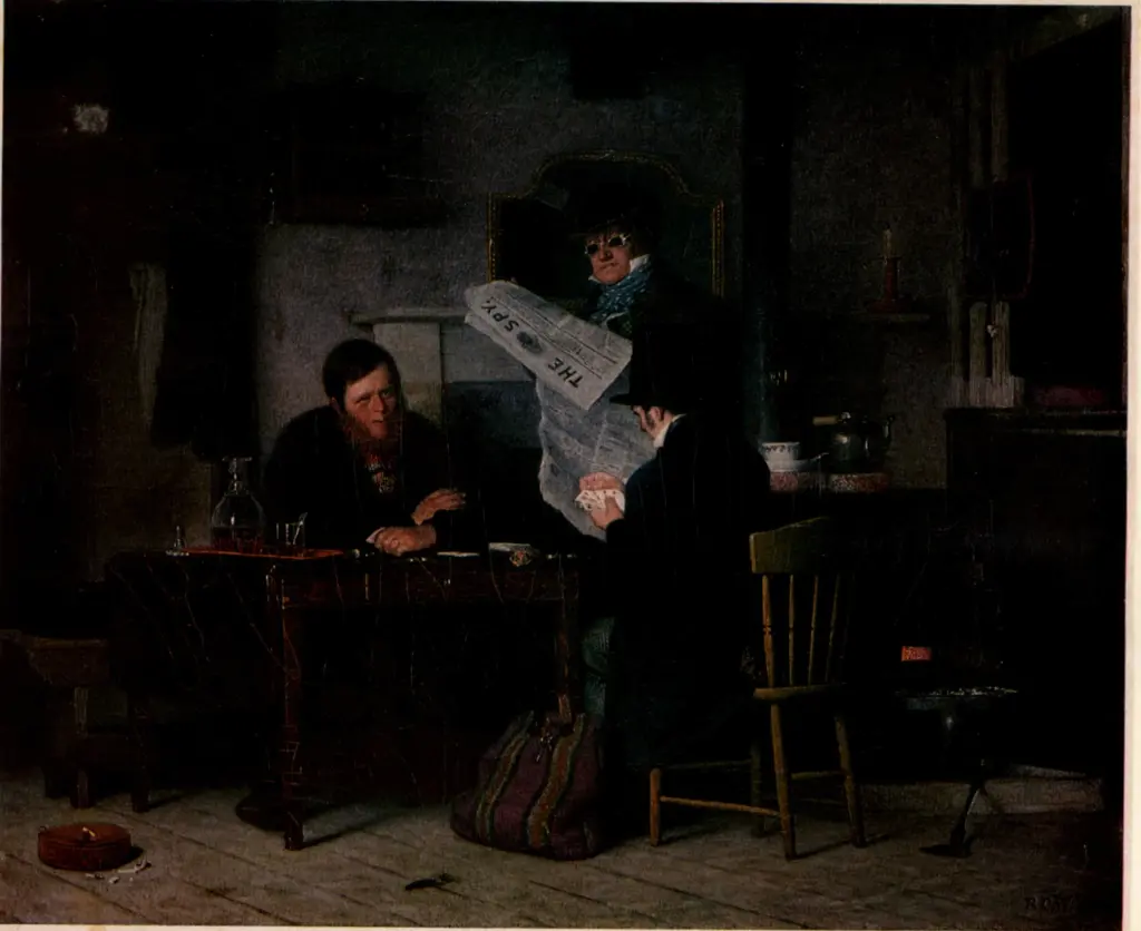 Anonimo , Woodville, Richard Caton - sec. XIX - Waiting for the Stage , fronte