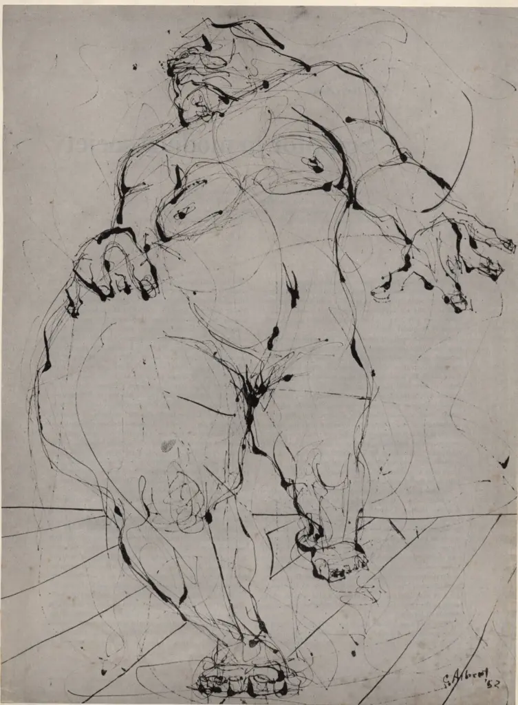 Anonimo , Albert, Calvin - sec. XX - Composizione , fronte