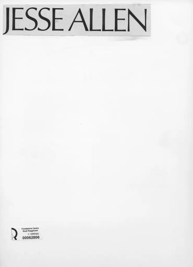 Anonimo , Allen, Jesse - sec. XX - Animali , retro