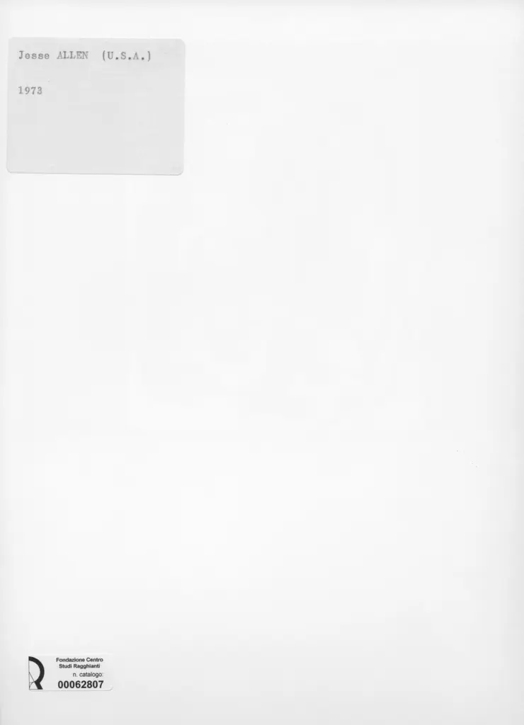 Anonimo , Allen, Jesse - sec. XX - Natura , retro