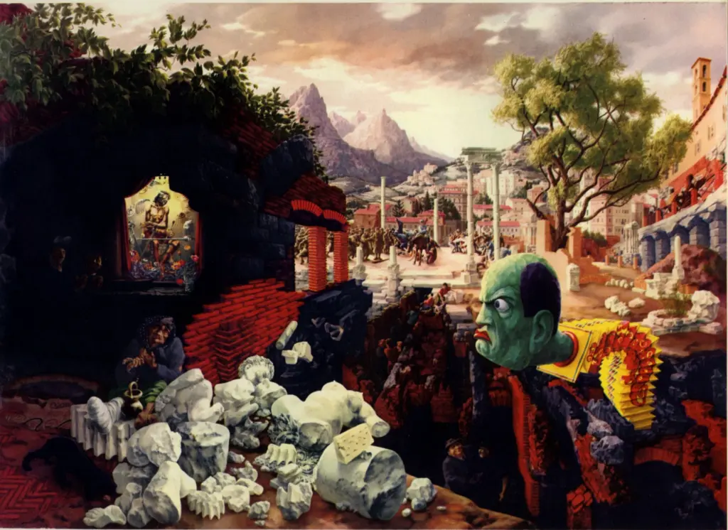 Blume, Peter , La citt&agrave; eterna