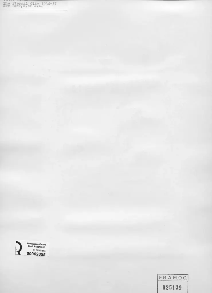 Anonimo , Blume, Peter - sec. XX - The Eternal City , retro