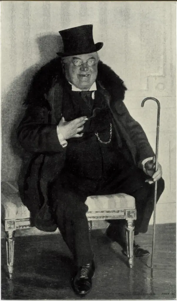 Blumenschein, Ernest L. , Portrait of a German Tragedian -